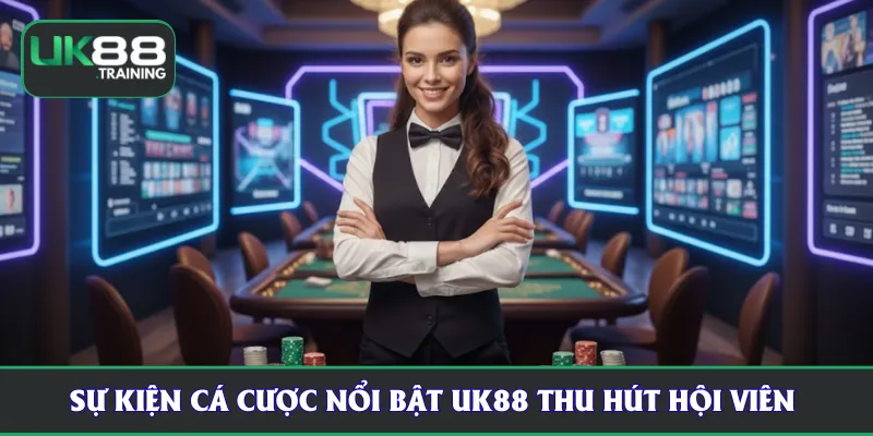 Sự kiện cá cược nổi bật UK88 thu hút hội viên